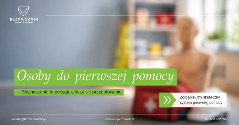 Obowiązek wyznaczenia osób do udzielania i pomocy w zakładzie pracy