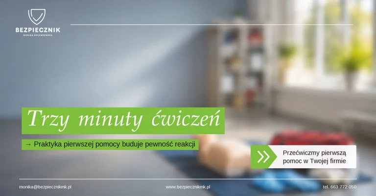 12 września 2026 – Światowy Dzień Pierwszej Pomocy. Dlaczego trzy minuty ćwiczeń mogą być więcej warte niż kolejna prezentacja?