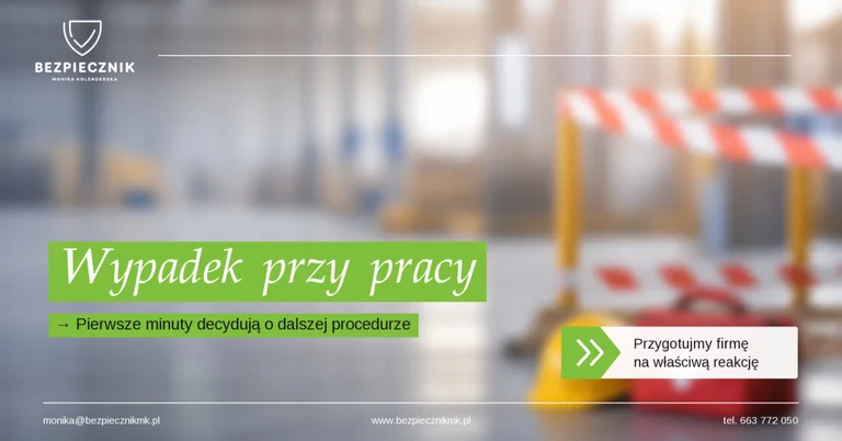 Wypadek przy pracy krok po kroku – co musi zrobić pracodawca od pierwszych minut?
