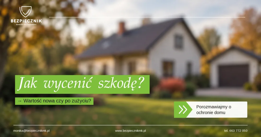 Wartość odtworzeniowa a rzeczywista – skąd różnica w wycenie szkody?
